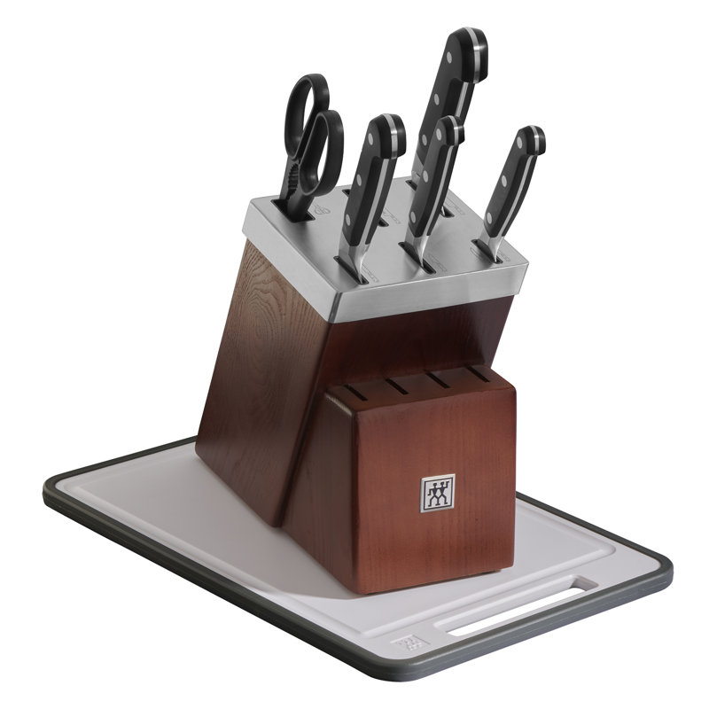 henckels 7 piece self sharpening knife block set